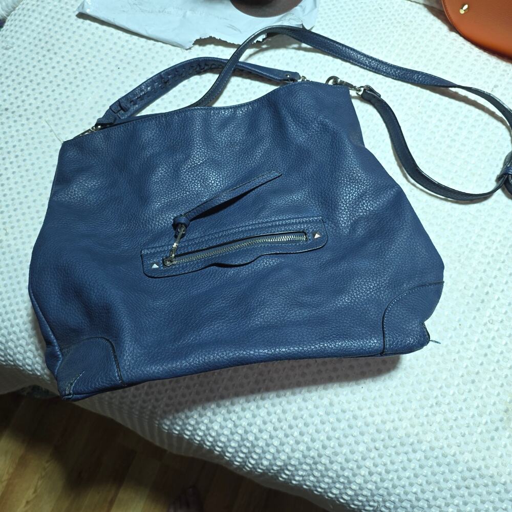 MODA LUXE XL LEATHER HOBO SHOULDER BAG